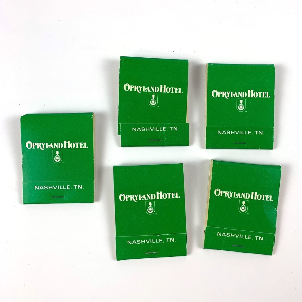 VTG Matchbooks Lot of 5 Opryland Hotel Nashville, TN Unstruck/Unused